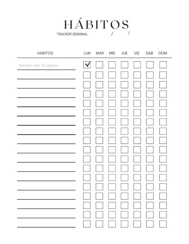 Tracker de hábitos